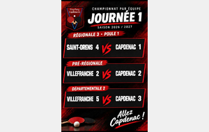 Première journée de championnat