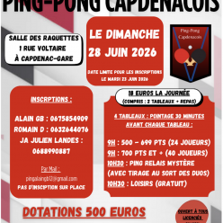 6ème tournoi d'été